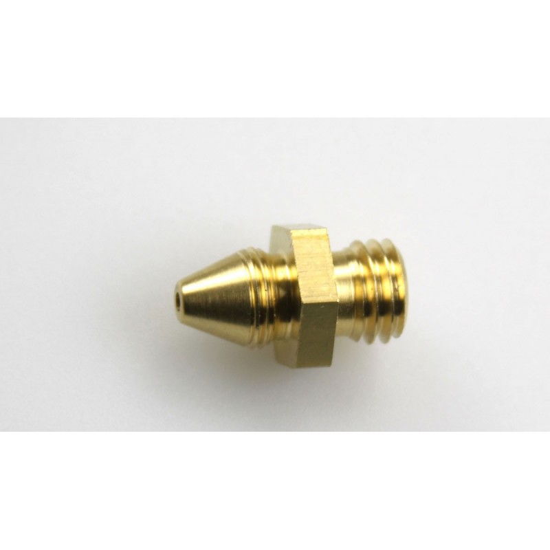 Tryska M10 se závitem pro uzavírací matici  M10 - Ø1,9mm